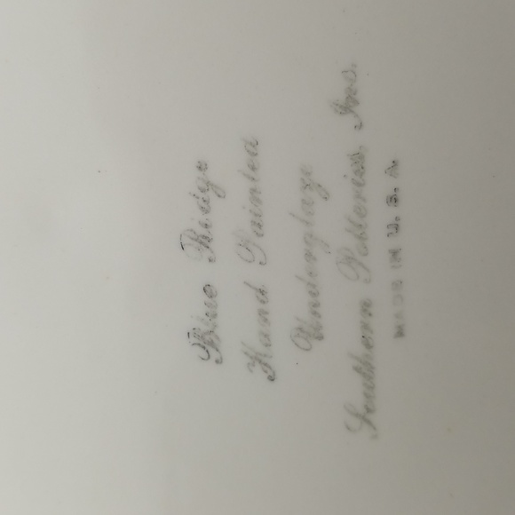 Blue Ridge Southern Potteries Dutch Tulip Plate - Picture 4 of 14